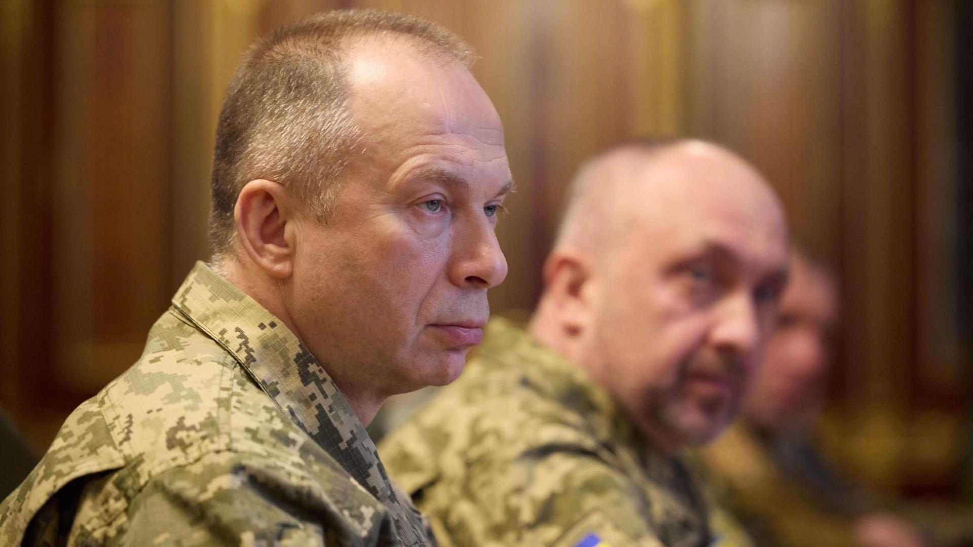 Der Oberkommandierende der Streitkräfte der Ukraine, Generaloberst Oleksandr Syrskyj