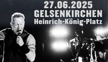 Fan-Zone für Bruce Springsteen in Gelsenkirchen