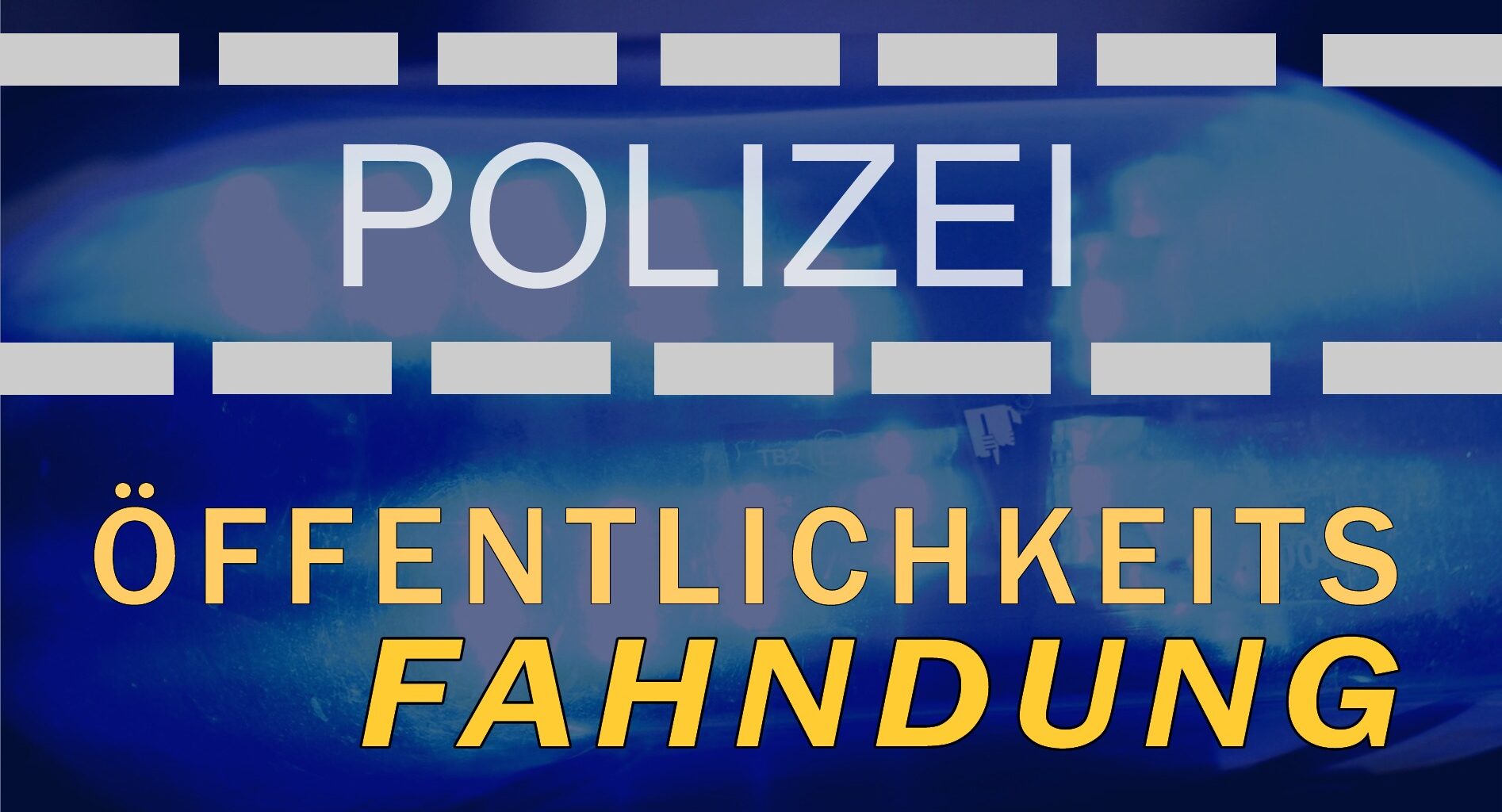Saalekreis: Öffentlichkeitsfahndung nach Bedrohung und weiterer Straftaten