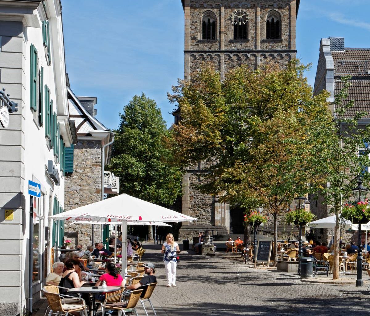 Ratinger Marktplatz: Bauarbeiten in Fußgängerzone