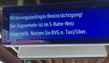Brandenburg Berlin: Gesamter S-Bahn-Verkehr in Berlin eingestellt