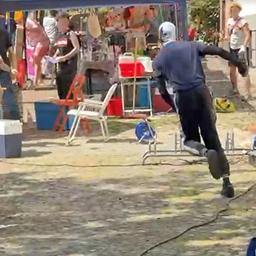 Angriff auf Vielfaltsfest in Bad Freienwalde am 15.06.2025. (Quelle: rbb)