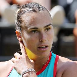 Aryna Sabalenka im Steffi-Graf Stadion