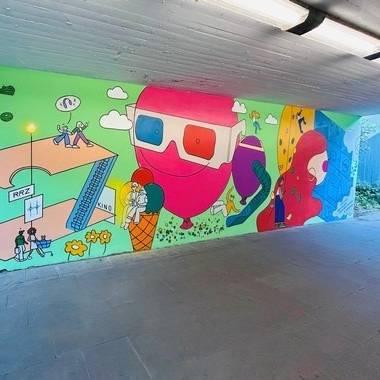 RRZ: Tunnelwände neu gestaltet - Radio Mülheim