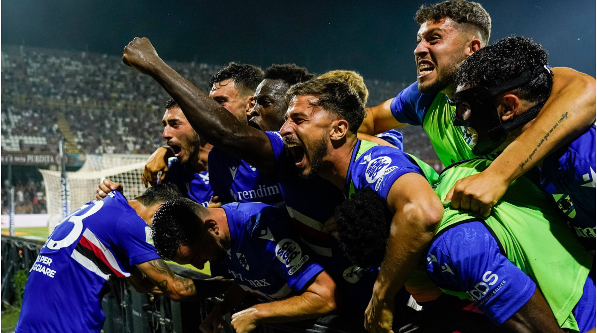 Sampdoria Genua feiert doch Rettung: Spielabbruch gegen Salernitana