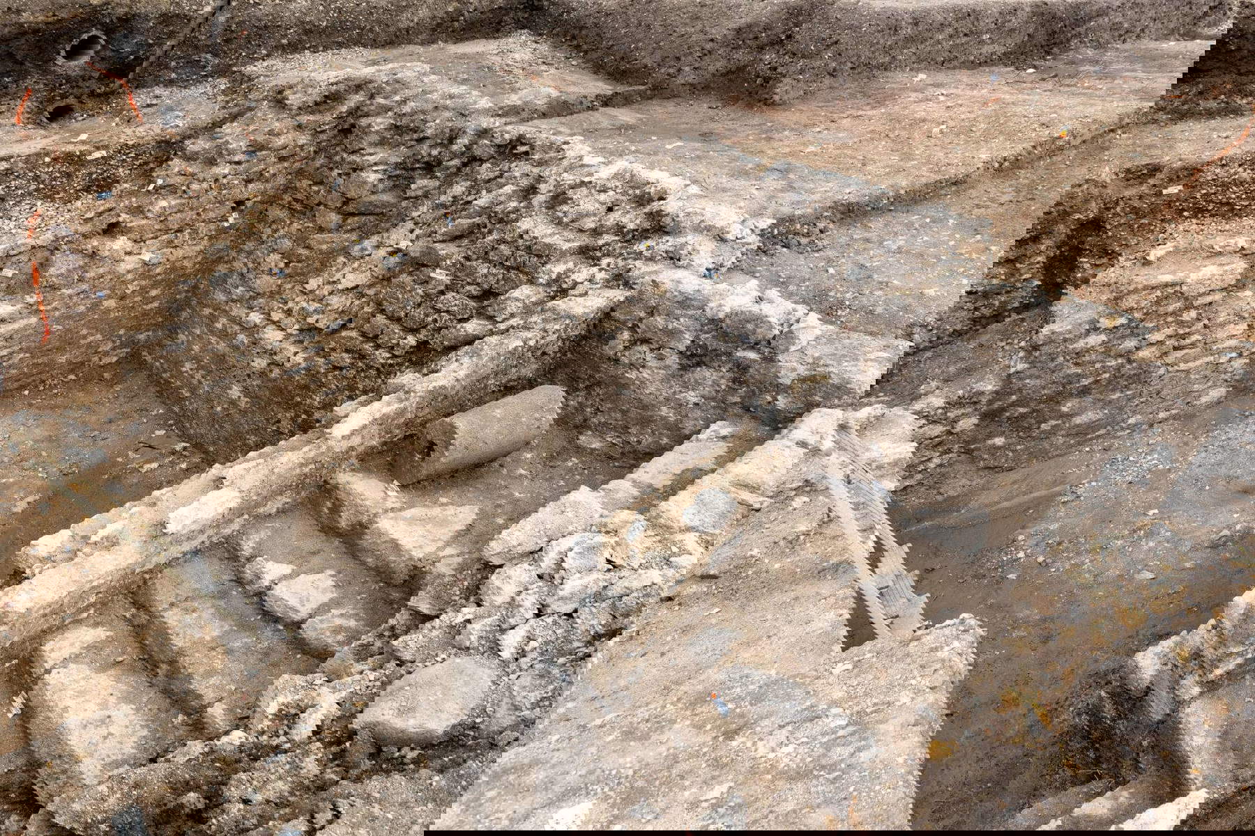 Keller 2,20 m tief © Hamid AZMOUN, Inrap