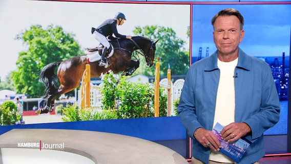 Ulf Ansorge moderiert das Hamburg Journal. © Screenshot 