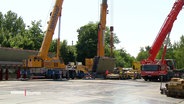 Bauarbeiten an der Sternbrücke haben begonnen. © Screenshot 