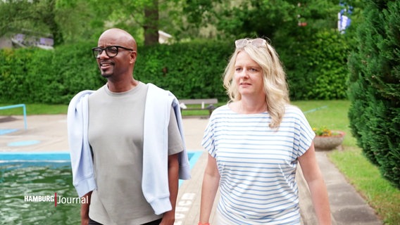 Yared Dibaba und Nicole Steins © Screenshot 