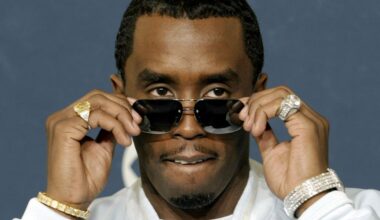 Sean "P. Diddy" Combs backstage bei den Grammy Awards 2002