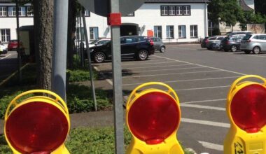 Aufbau für Kimes und Schützenfest in Meerbusch beginnt