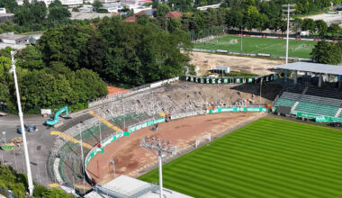 Umbau des Preußenstadions: Osttribüne schon im Frühjahr 2026 nutzbar?
