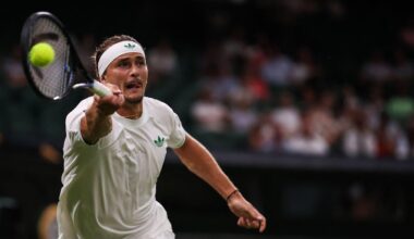 Spiel-Unterbrechung am Abend: Zverev muss in der ersten Wimbledon-Runde nachsitzen