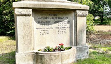 Grabstein der Familie van Eupen in Essen gerettet
