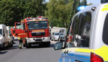 Verpuffung sorgt für Feuerwehreinsatz in Wuppertal-Sonnborn