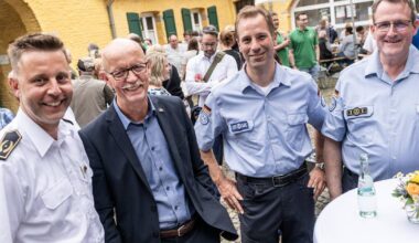 Ehrenamtler feiern am Haus Katz