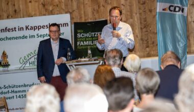 OB Stephan Keller bei Bürgerforum im Hamm