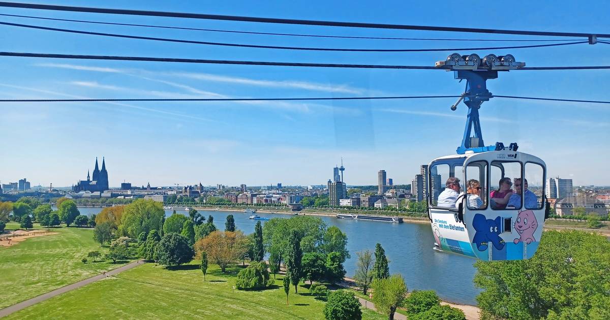 Die Kölner Seilbahn über den Rhein