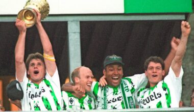 Borussia Mönchengladbach wurde 1995 zuletzt DFB-Pokalsieger