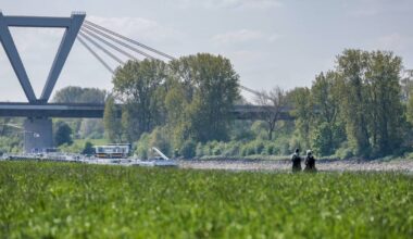Flughafenbrücke zwischen Meerbusch und Düsseldorf gesperrt