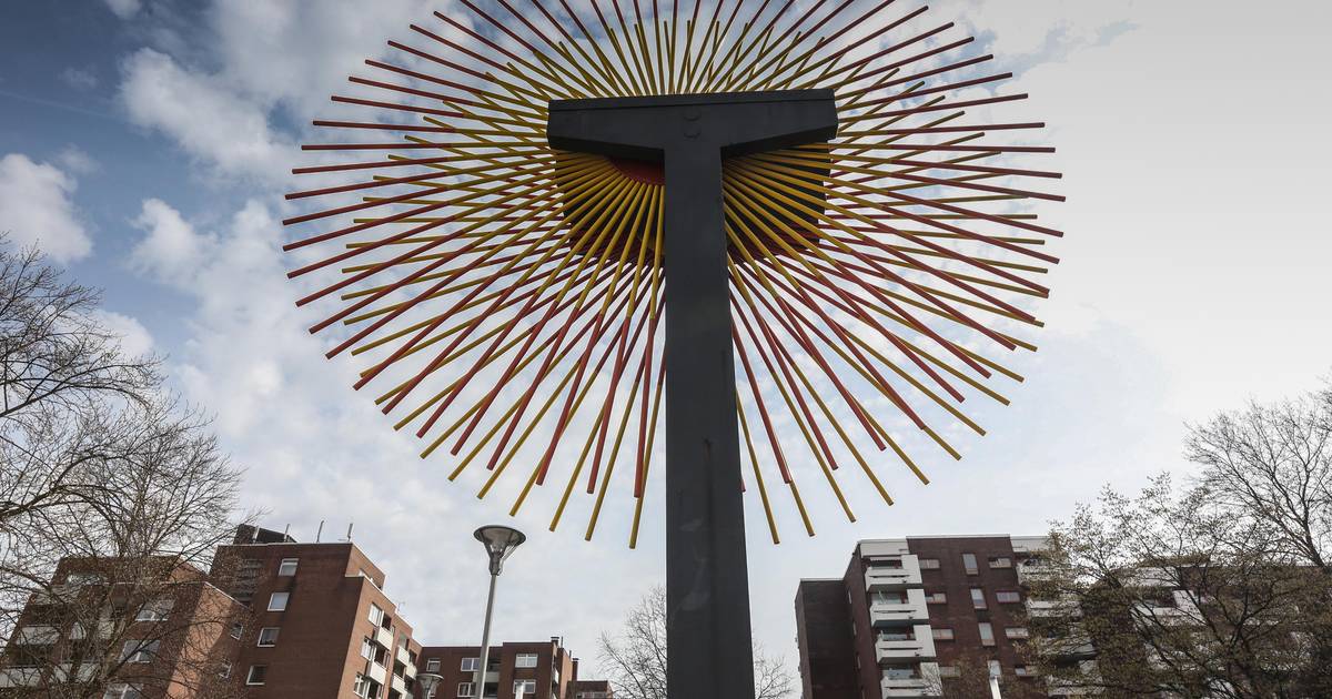 Skulptur Sonnenrad wird muss generalüberholt werden