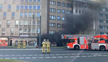 Brand in Tiefgarage am Worringer Platz – Straßenbahnen müssen umgeleitet werden