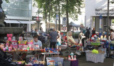 Kinder- und Jugendflohmarkt in der Fußgängerzone