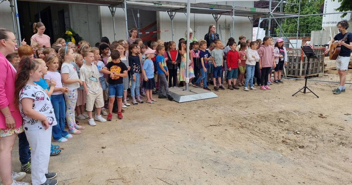 Richtfest an der Grundschule im Ortskern
