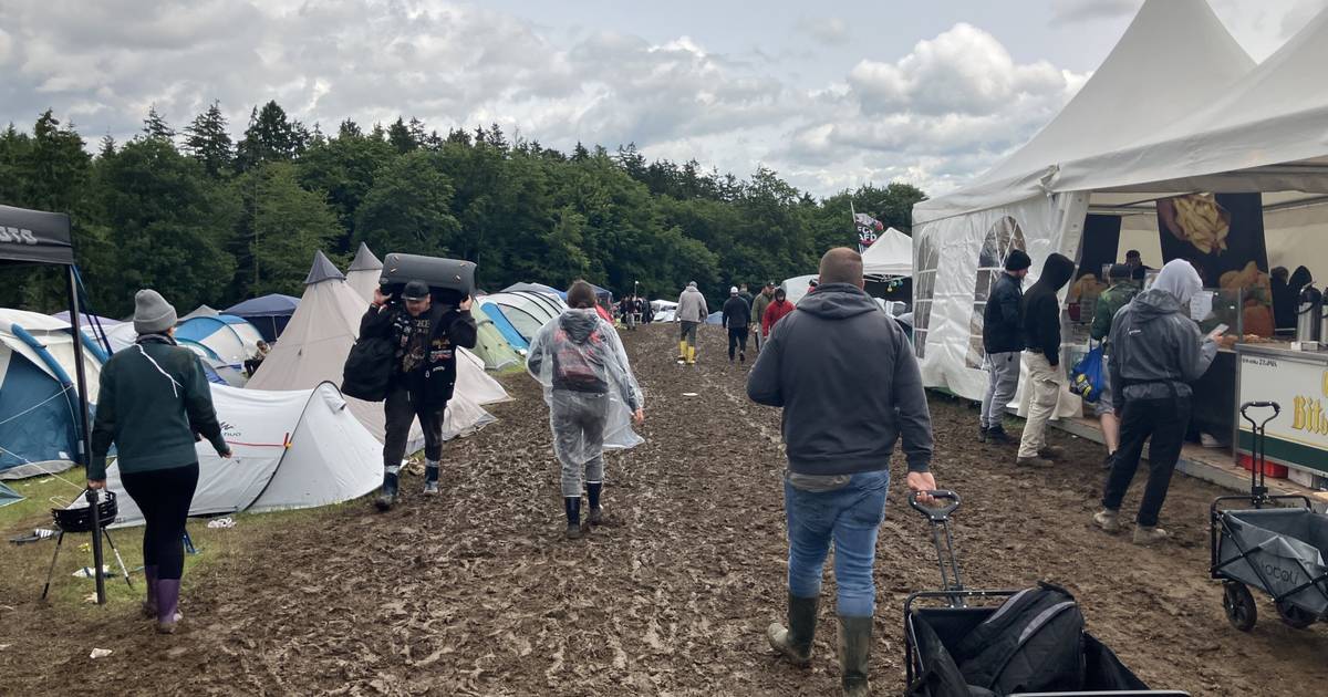 Rock am Ring 2025: Campingplätze versinken im Schlamm