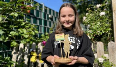 Yuna Melissa Geratz (11) gewinnt bei Schulwettbewerb „Echt kuh-l!“