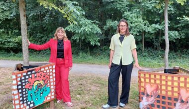 Neuer temporärer Skulpturenpark im Lantz'schen Park