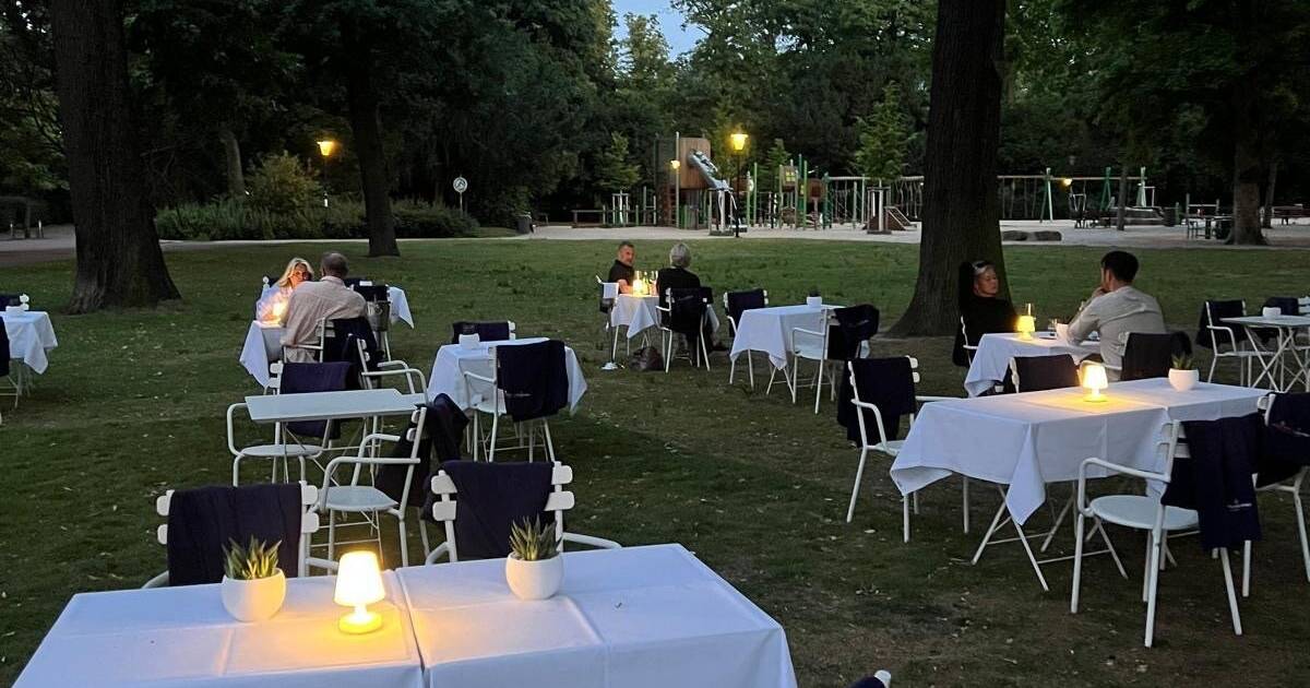 Polit-Streit um Tische im Hofgarten