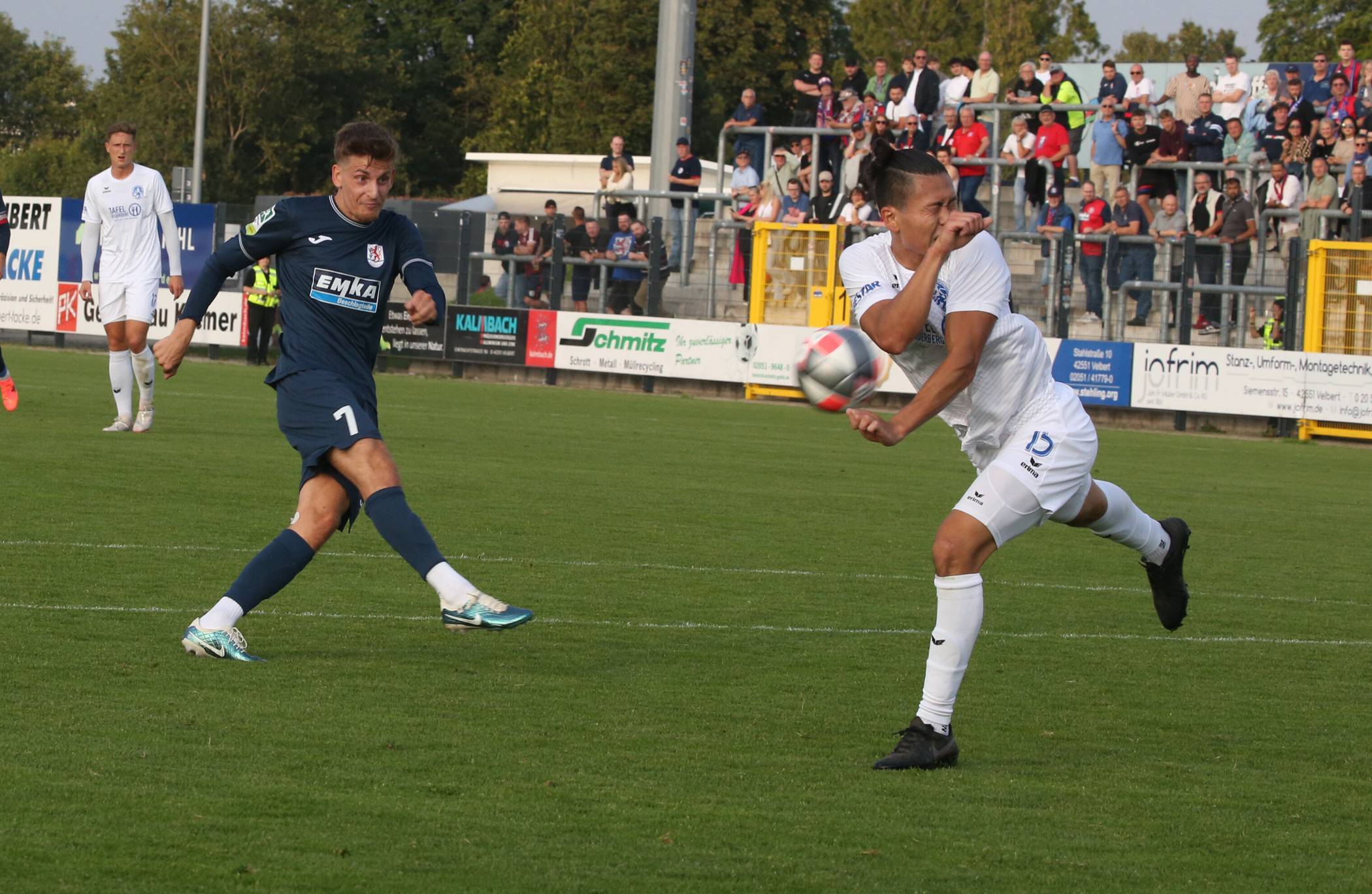  Auch im Vorjahr traf der WSV in der Vorbereitung auf die SSVg. Semir Saric ist einer von nur sieben Spielern, die beim WSV aus der damaligen Mannschaft noch dabei sind.  