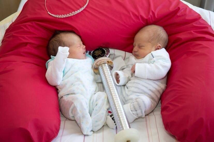 Kinderprinzenpaar der Blauen Funken: Jeck seit der Geburt