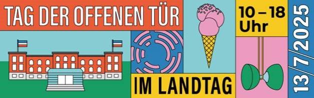 Buntes Programm am Tag der offenen Tür des Schleswig-Holsteinischen Landtages.