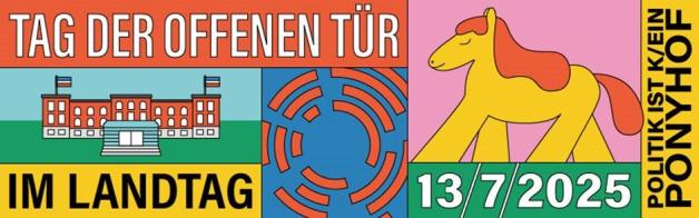 Rund um Politik: Programm für Jung und Alt beim Tag der offenen Tür im Landtag SH.