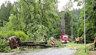 Zahlreiche Feuerwehreinsätze im Erzgebirge, in Chemnitz und Lausitz