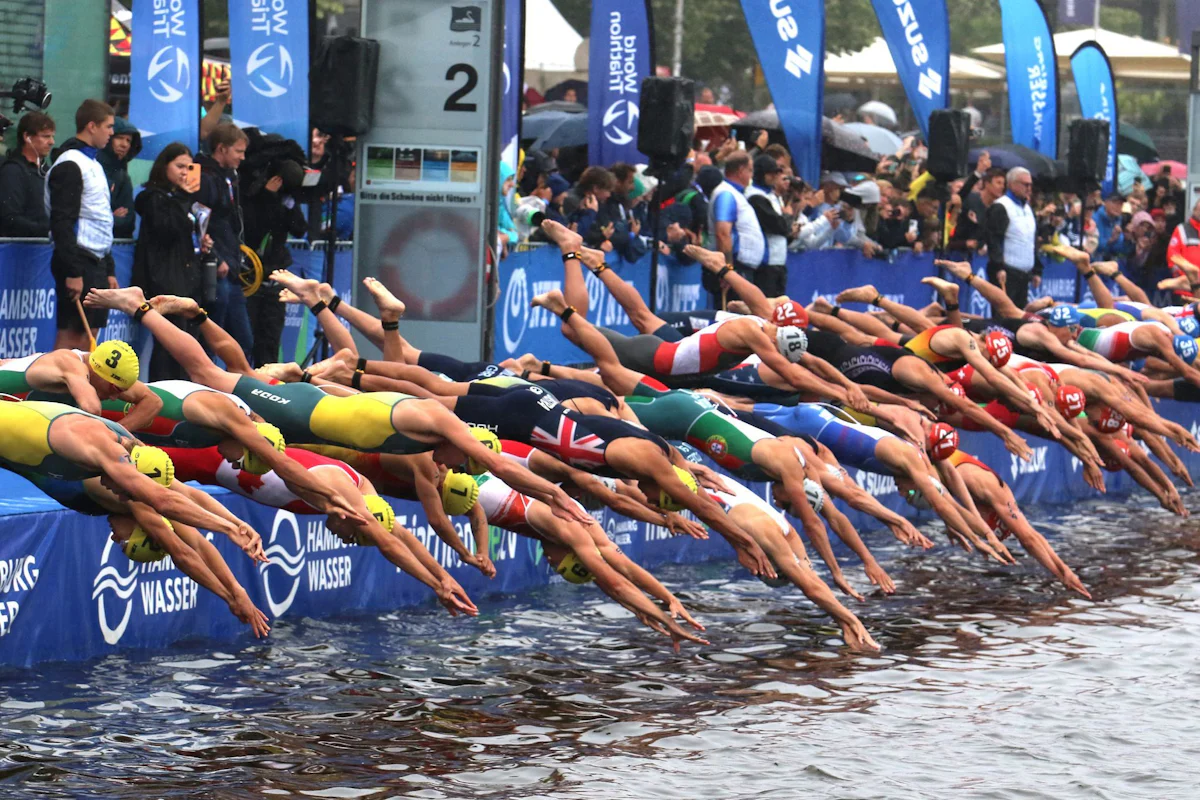 Triathlon in Hamburg - Deutsche Triathleten holen WM-Bronze in der Staffel - Sport