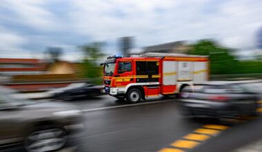 Dresden: Brand in 15. Etage von Hochhaus