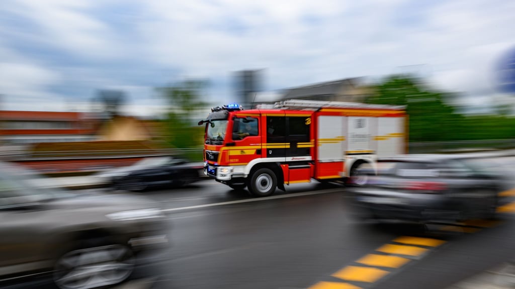 Dresden: Brand in 15. Etage von Hochhaus