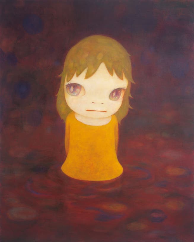 Yoshitomo Nara: «After the Acid Rain», 2006, Acryl auf Leinwand.