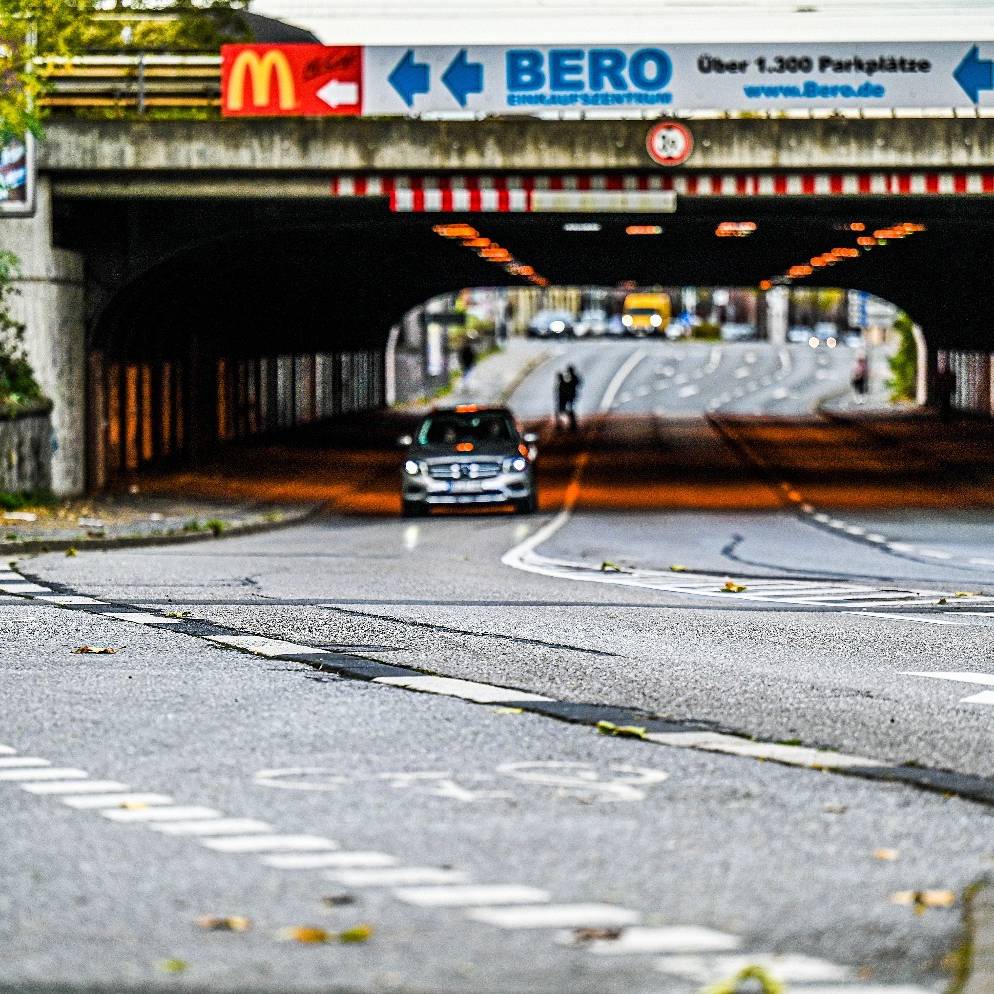 Ebertstraße ab heute teilweise gesperrt