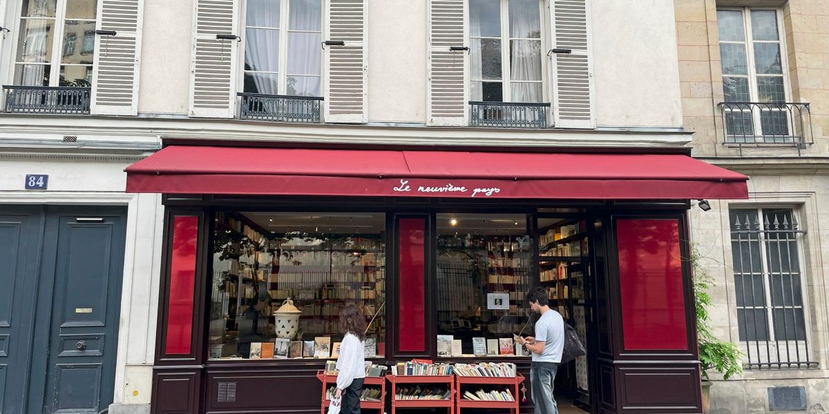 Sophie Semin-Handkes Buchhandlung inmitten von Paris - Literatur