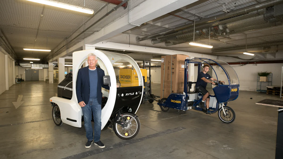 Lastenrad-Zentrum eröffnet in München im Keller der alten Paketposthalle - München