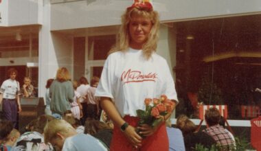 Eröffnung einer McDonald's-Filiale am Brühl im Jahre, 1992. Foto: Wolfgang Kindler, Inv.-Nr.: F/1436/2010 © Stadtgeschichtliches Museum Leipzig