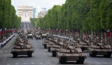 Frankreich: Tag der Bastille mit einer jährlichen Militärparade in Paris