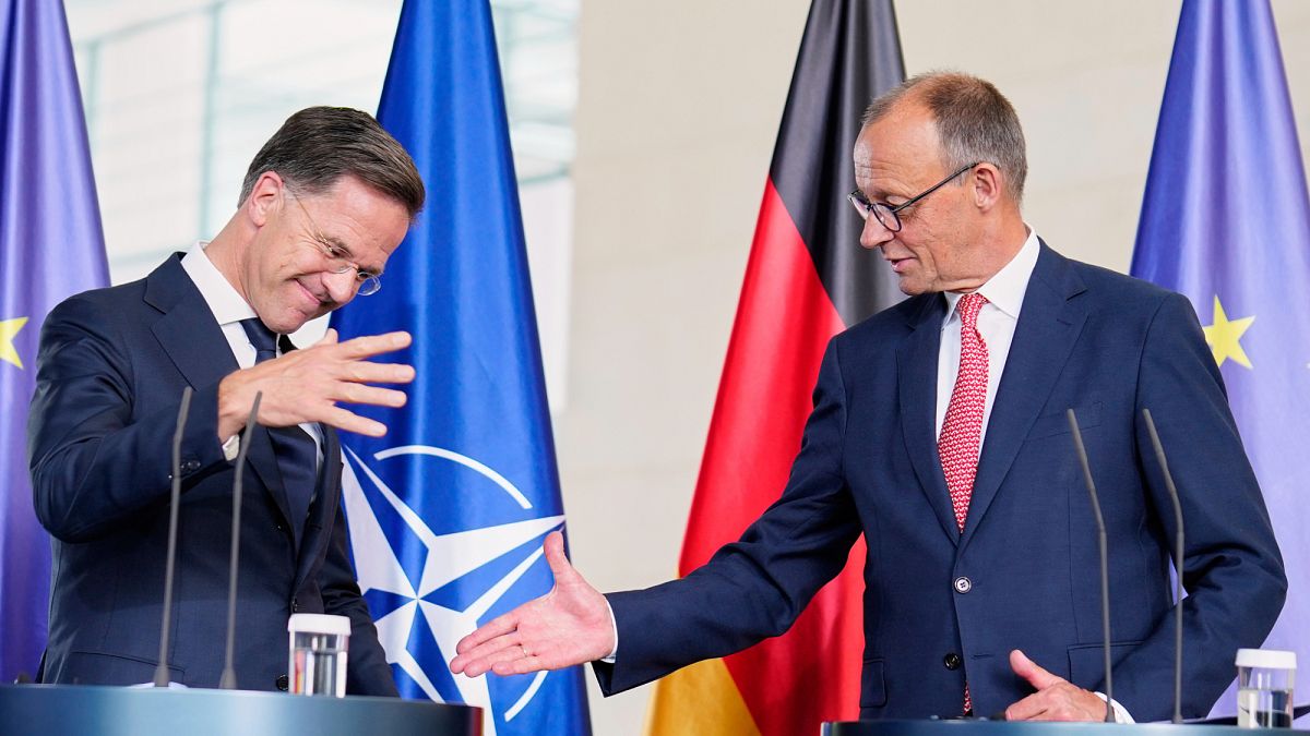 70 Jahre NATO: Russland betreibe laut Merz "Terrorismus gegen die Zivilbevölkerung"