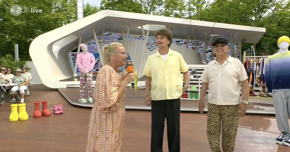 79-Jähriger verdreht Andrea Kiewel im "Fernsehgarten" den Kopf