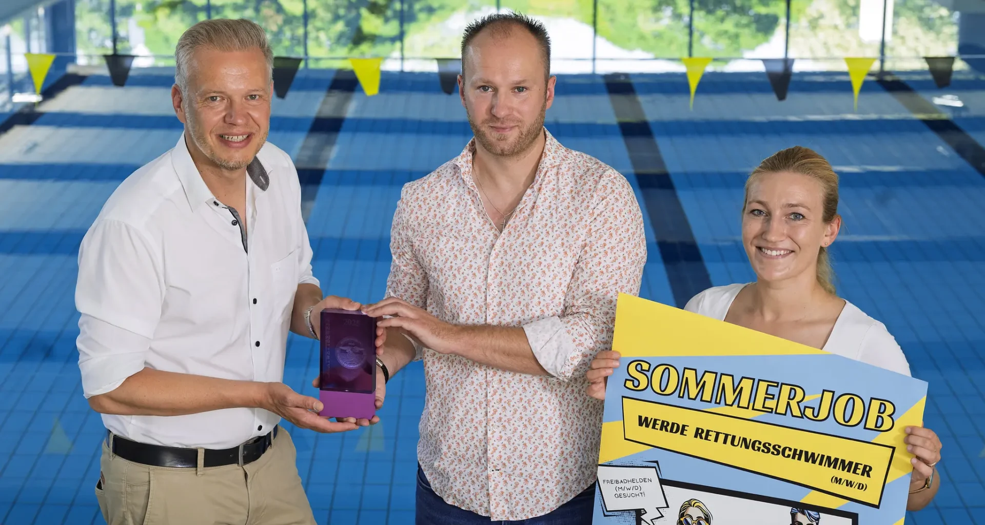 DuisburgSport Sieger im Bundes-Plakatwettbewerb: So gewinnt man Bäderpersonal