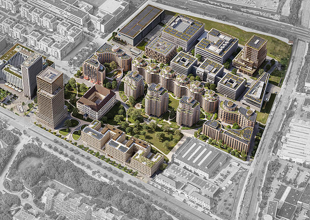 40 Prozent der Wohnungen im Opes-Quartier werden Sozialwohnungen sein oder "preisgedämpft" angeboten.